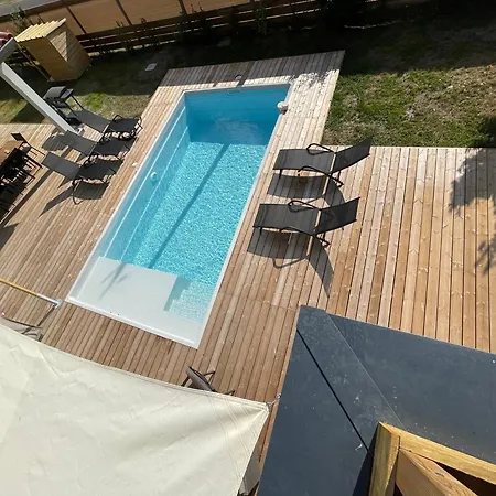 Confort Piscine Chauffee*/10km Contis Holiday home *